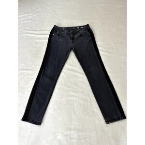 Miss Me Mid Rise Skinny Women's Size 31 Black Jeans Style MS5151S324